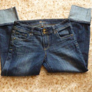Classic Women's Dark Blue Wash Cropped  sz4